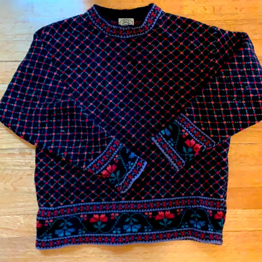 Vintage Laura Ashley Wool Sweater (medium/large)